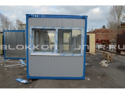 Блок-контейнер 4м, проходная, г.Ставрополь в Баксане